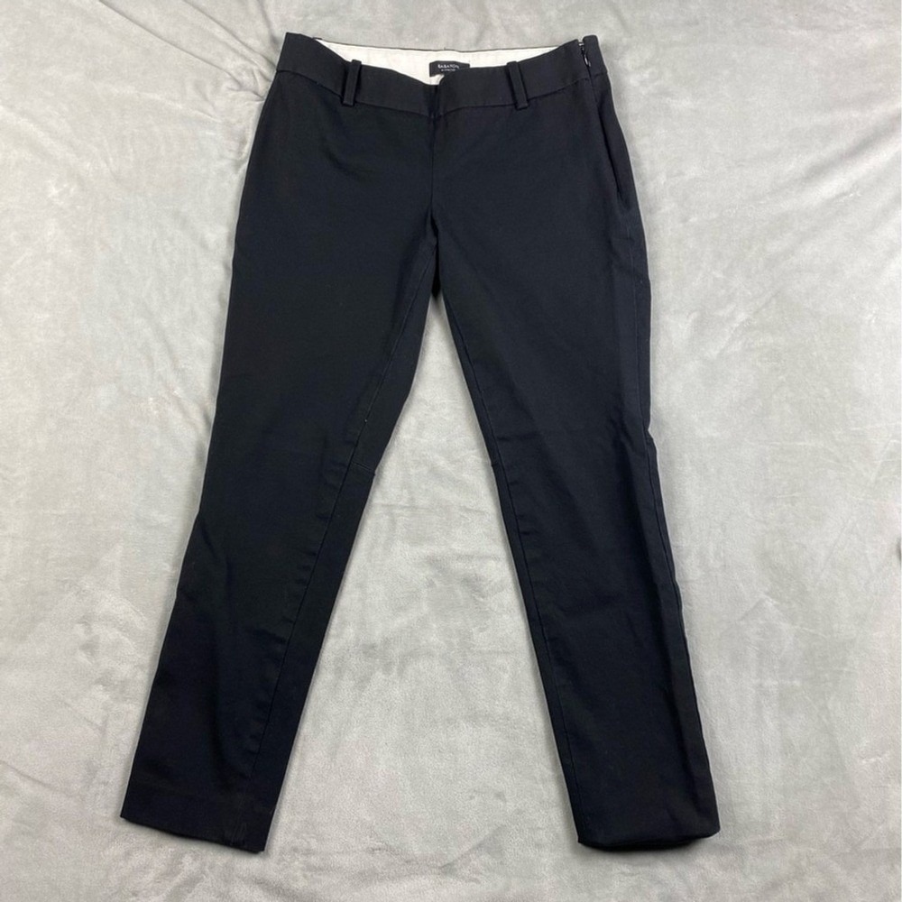 Babaton Aritzia Bi-Stretch Black Slim Leg Pants Side Zip
